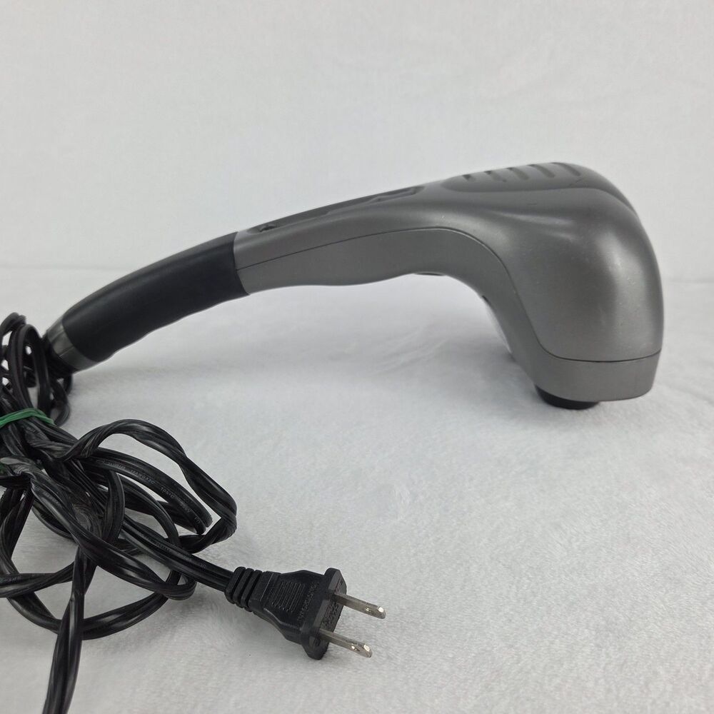 Homedics PA-100 Professional Percussion Massager Adjustable Handheld TESTED Gray